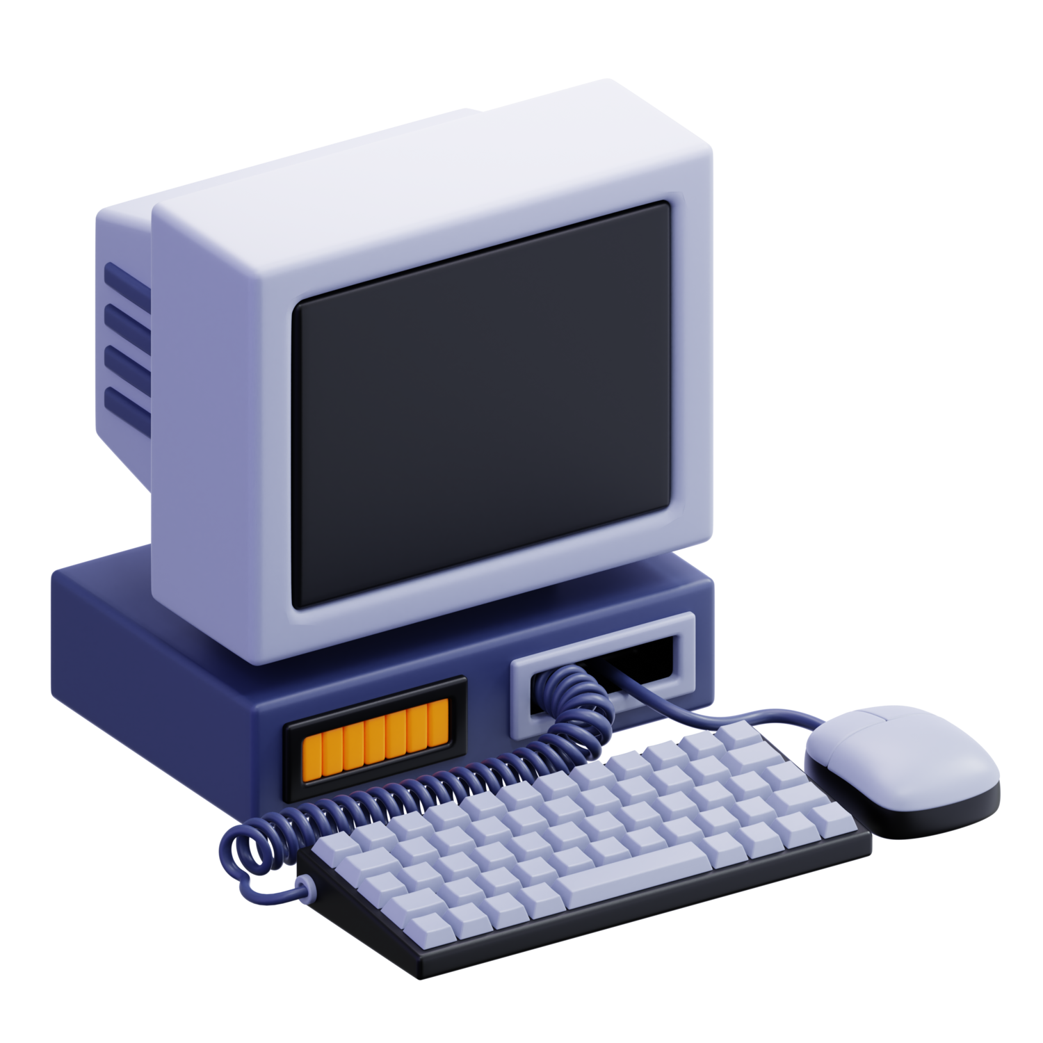 Ilustração de um computador